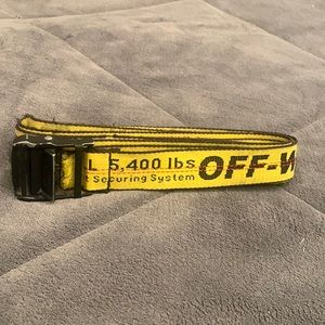 Off-white belt yellow